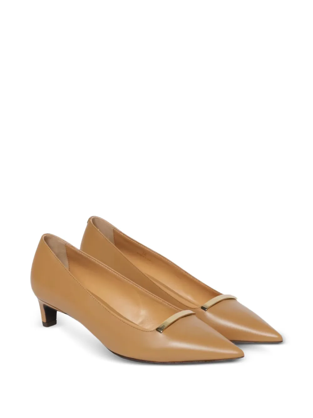 Tod's Barretta loafers met puntige neus Beige