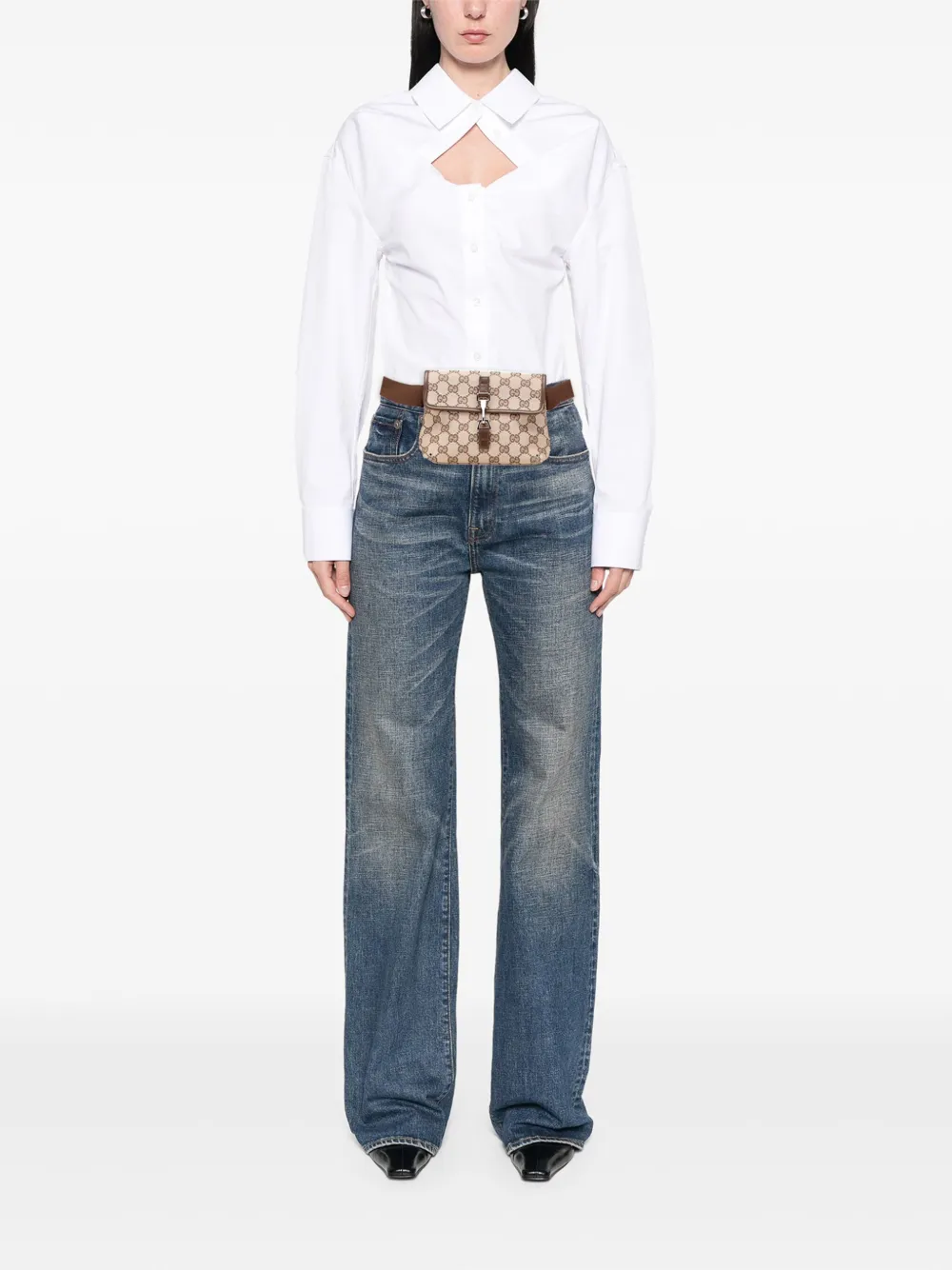 Gucci Pre-Owned 2000-2015 GG Canvas Jackie belt bag | Pre-Owned | Image 2
