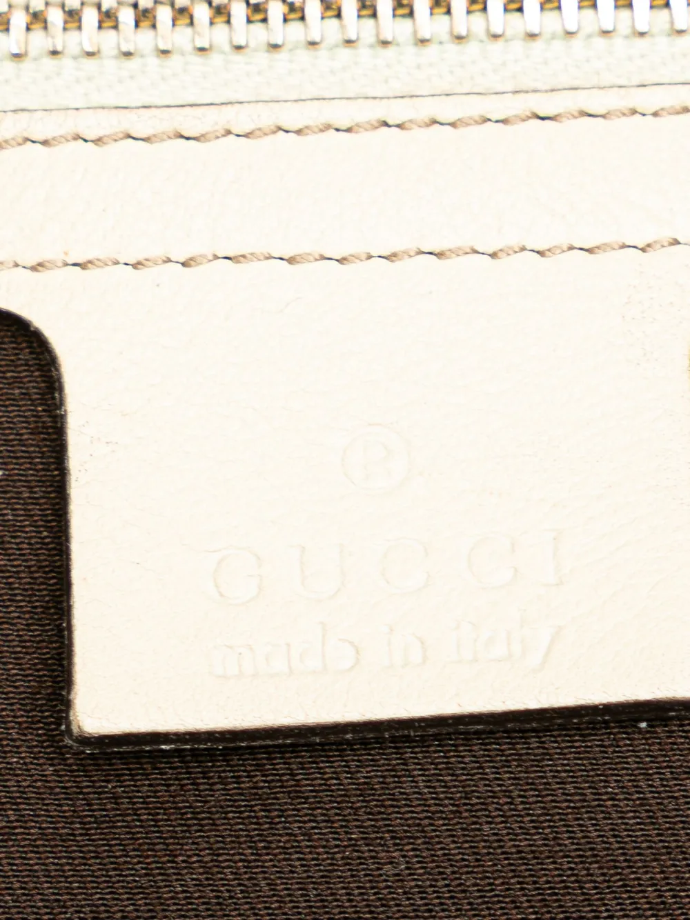 Pre-owned Gucci 2000-2015 Medium Gg Canvas Peggy Satchel In Brown
