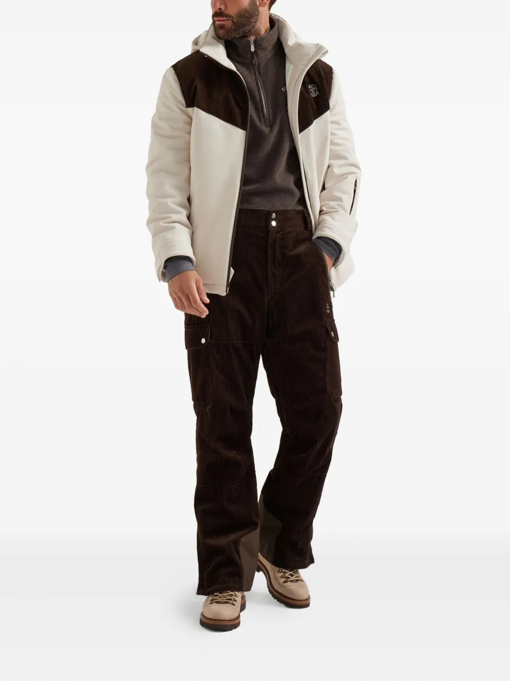 Brunello Cucinelli Mountain corduroy cargo trousers | Regular-Fit & Straight Leg Pants | Image 2