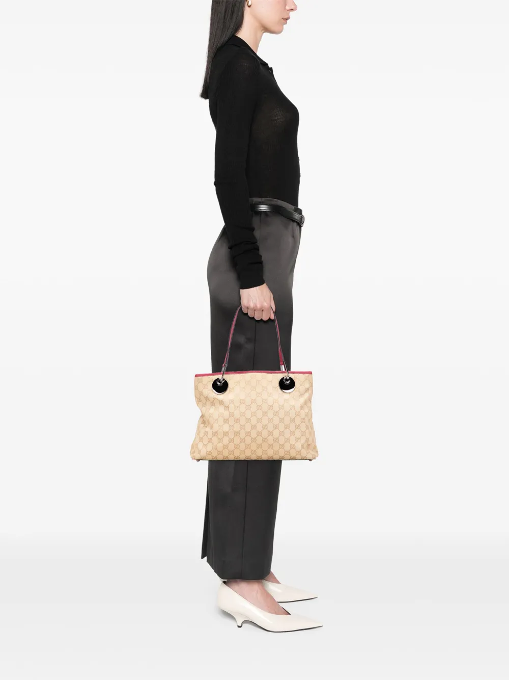 Gucci Pre-Owned 2000-2015 GG Canvas Eclipse tote bag | Pre-Owned | Image 2