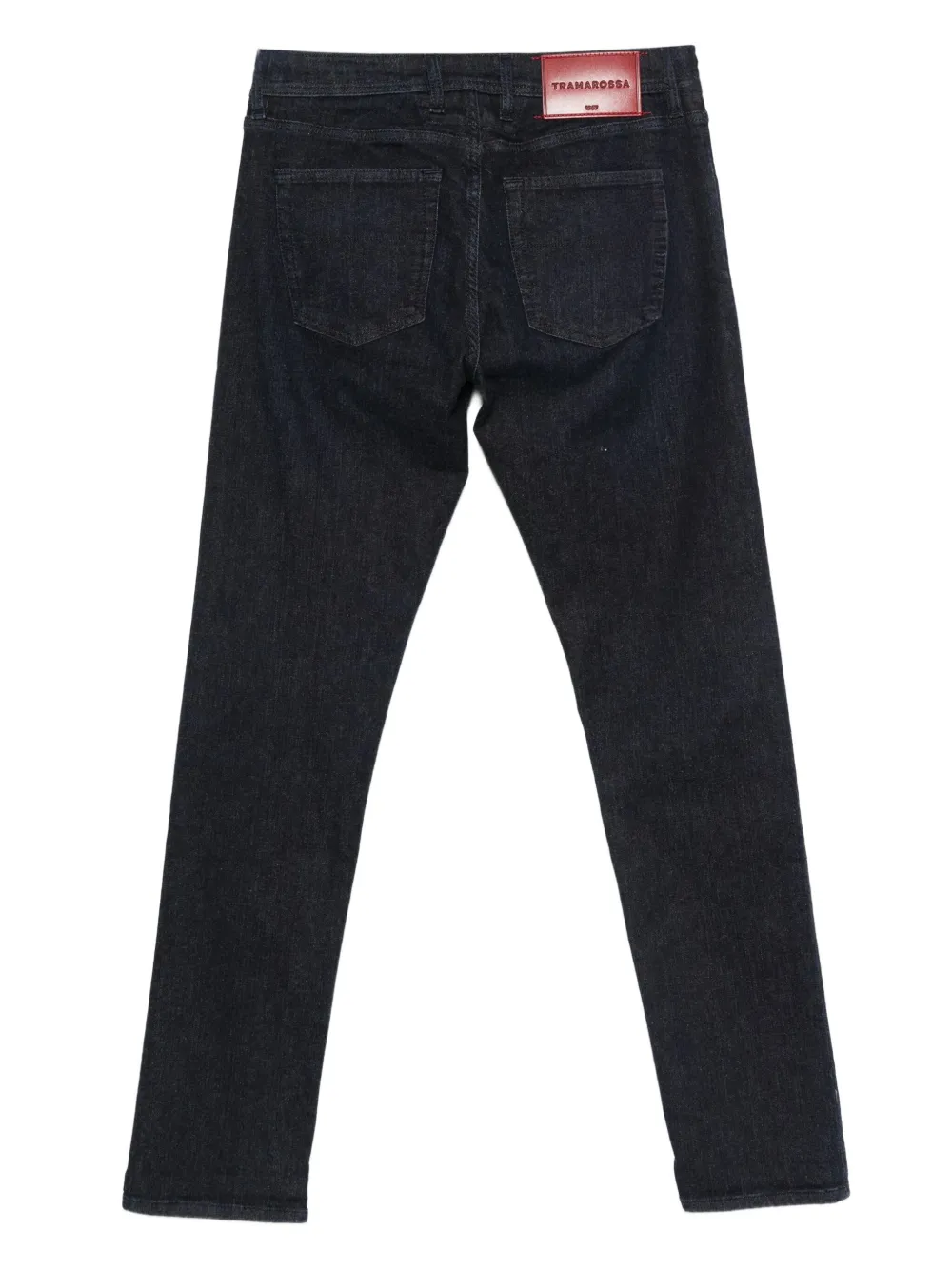 Sartoria Tramarossa Jeans met vijf zakken en ringdetail - Blauw