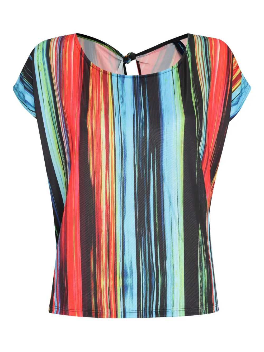 Lygia & Nanny Gestreepte strandtuniek Blauw