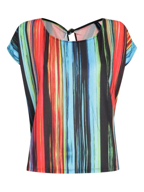 Lygia & Nanny striped-pattern beach cover-up