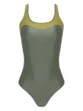 Lygia & Nanny seam-details swimsuit - Green