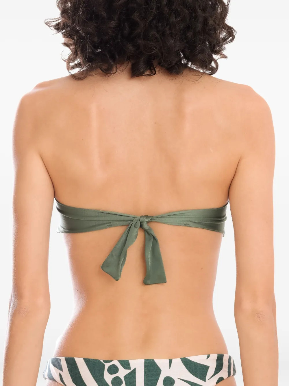 Lygia & Nanny twisted-detail bikini top Groen