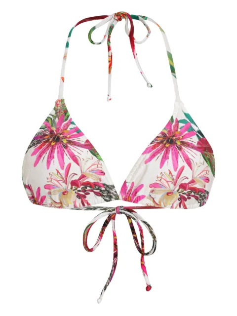 Lygia & Nanny floral-print bikini top