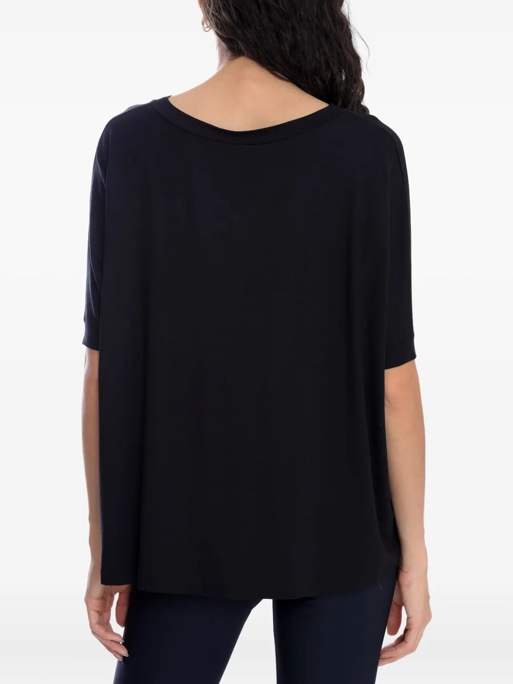Lygia & Nanny V-neck Short-sleeve T-shirt In Black