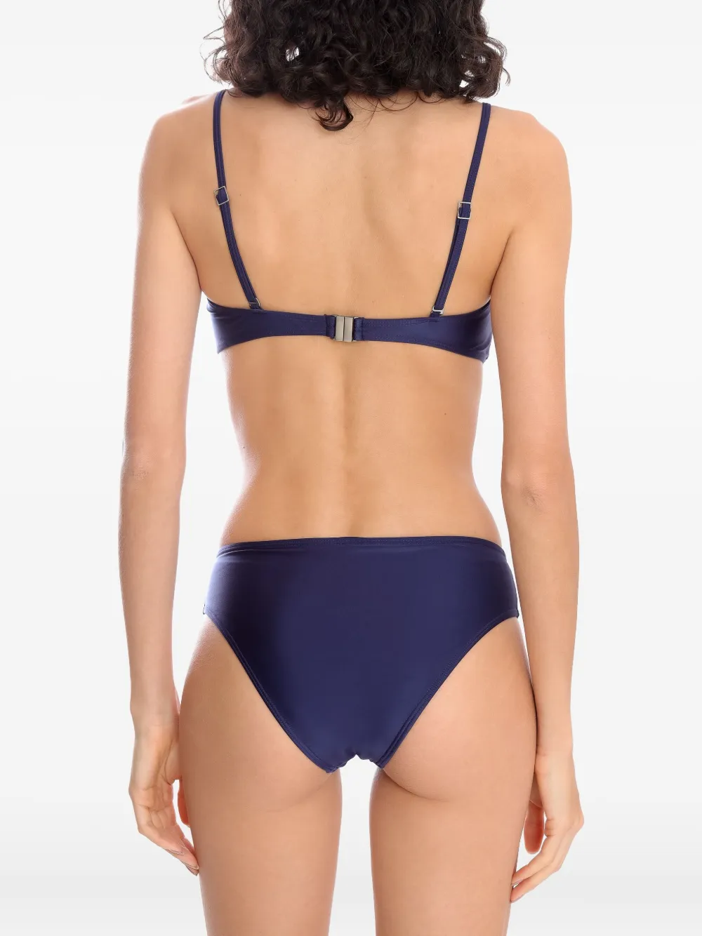 Lygia & Nanny Bandeau-detail Bikini In Blue