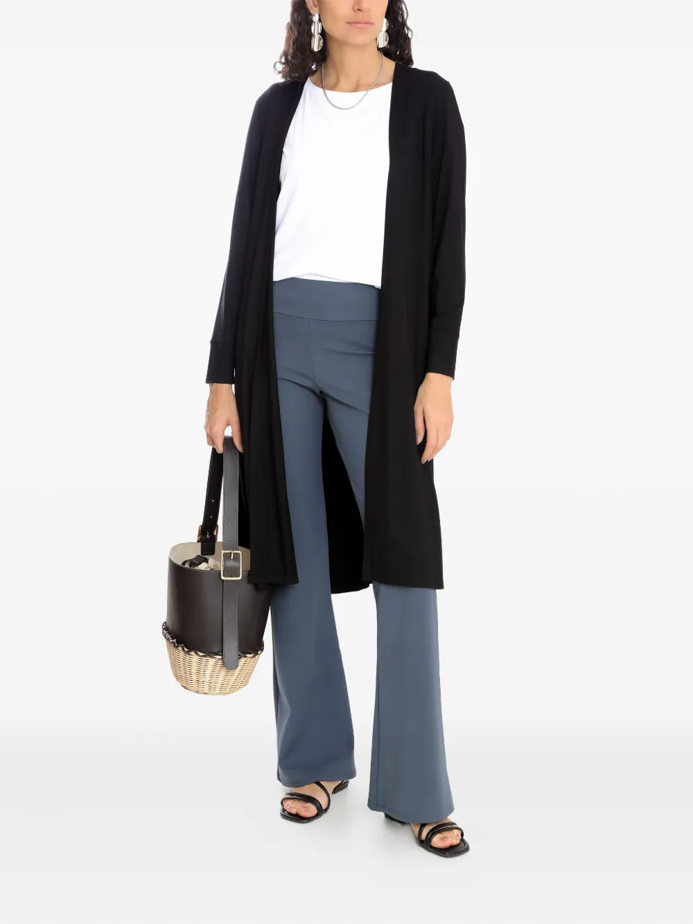 Lygia & Nanny Flared Trousers In Gray