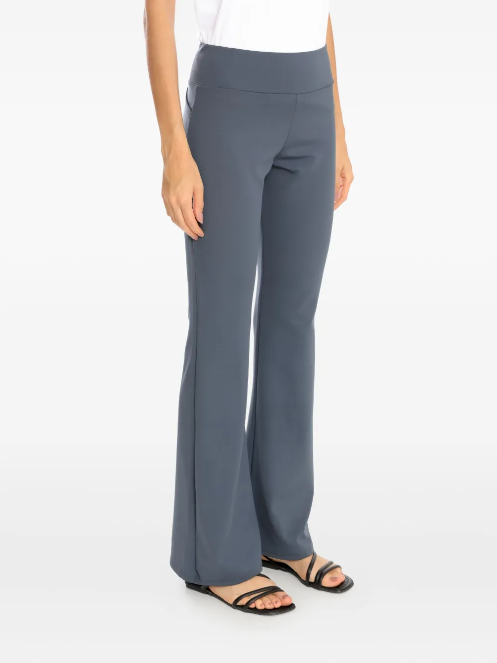Lygia & Nanny Flared Trousers In Gray