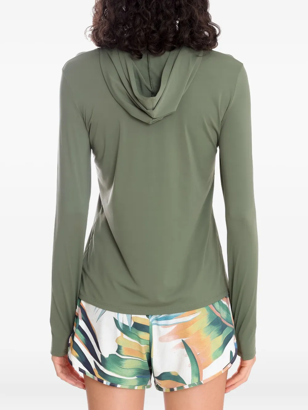 Lygia & Nanny Fig UV hoodie met lange mouwen Groen