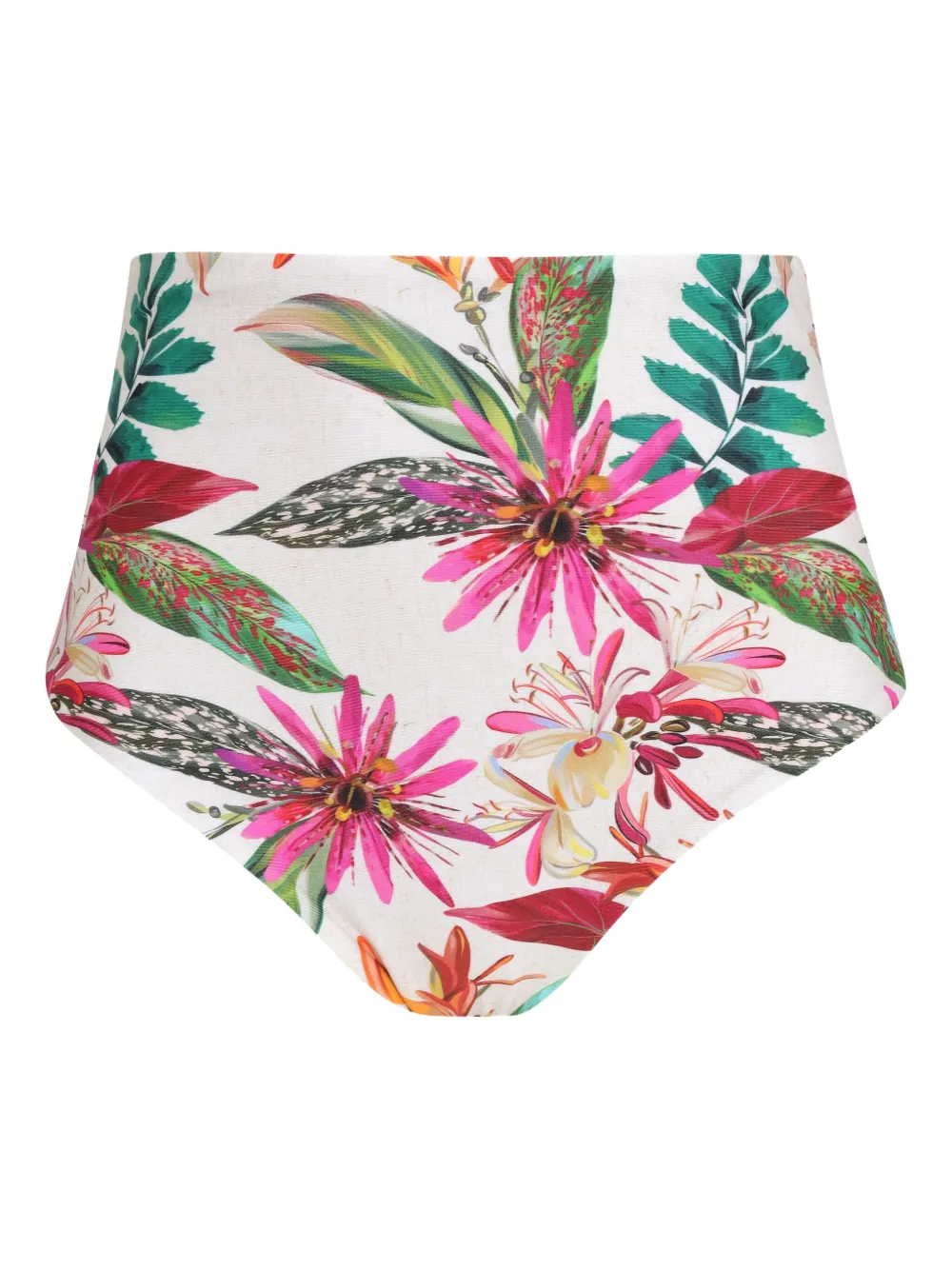 Lygia & Nanny Bikinibroek met bloemenprint Wit
