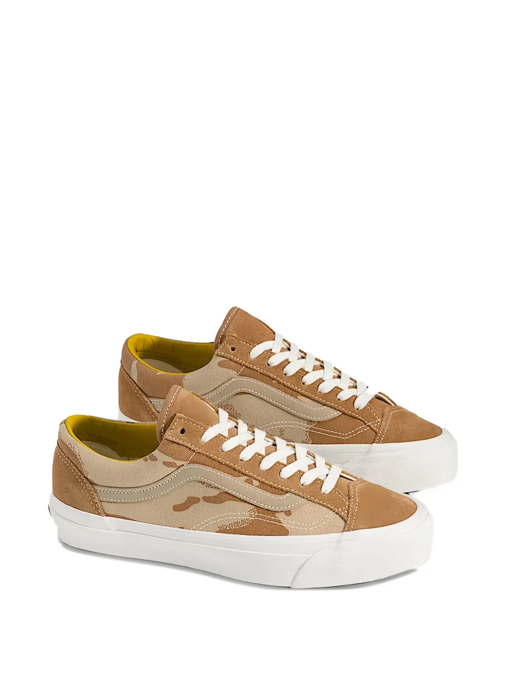 Vans Lx Old Skool Camouflage-pattern Sneakers In Brown