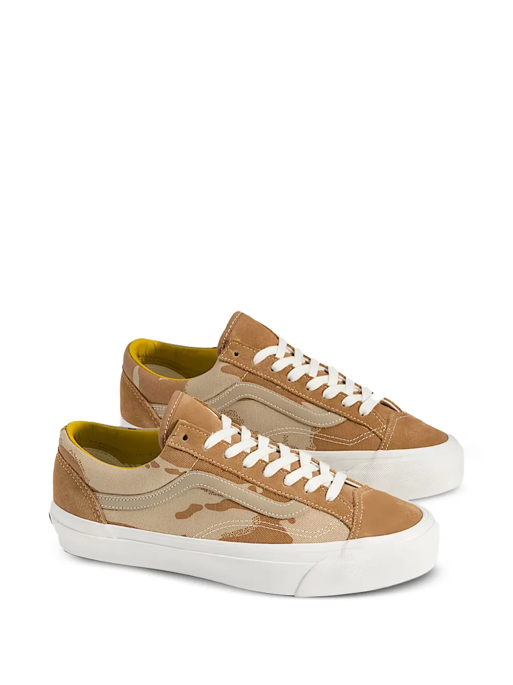 Vans LX Old Skool camouflage-pattern sneakers Brown