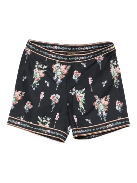 Camilla shorts de playa con estampado floral