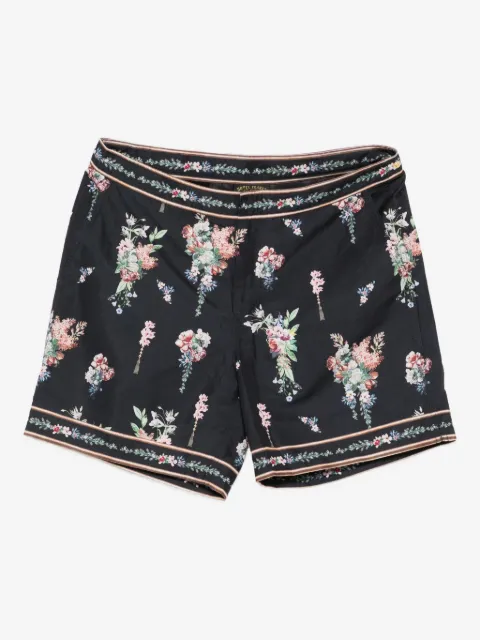 Camilla shorts de playa con estampado floral