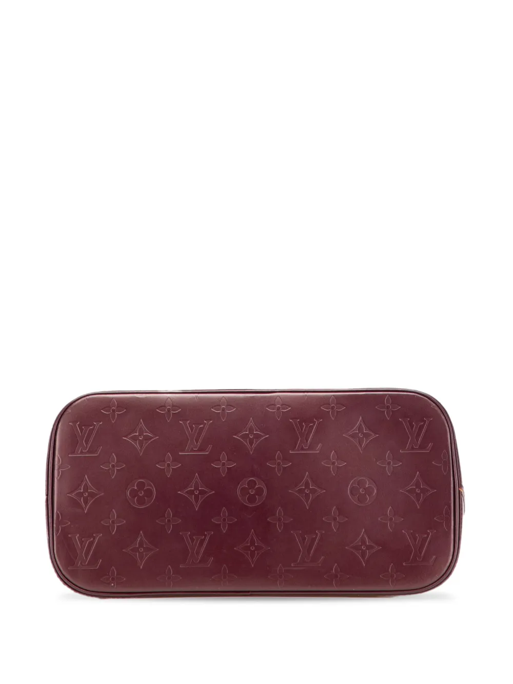 Pre-owned Louis Vuitton 2002 Monogram Mat Stockton Tote Bag In Red