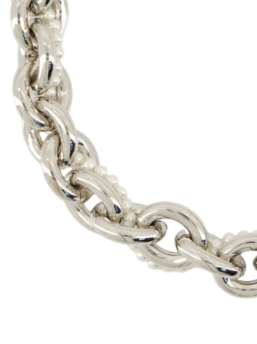 Simone Rocha embellished chain necklace - Zilver