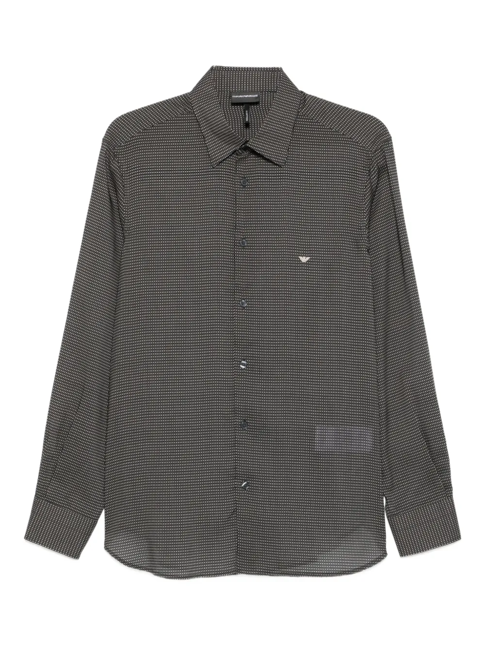 Emporio Armani long-sleeved shirt | Black | Image 1