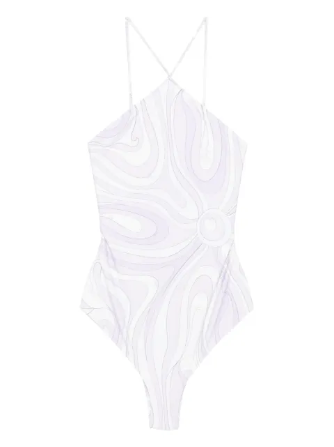 PUCCI traje de baño con cuello halter