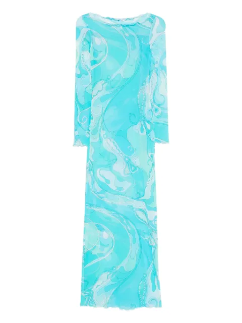 PUCCI Orchidee-print maxi dress