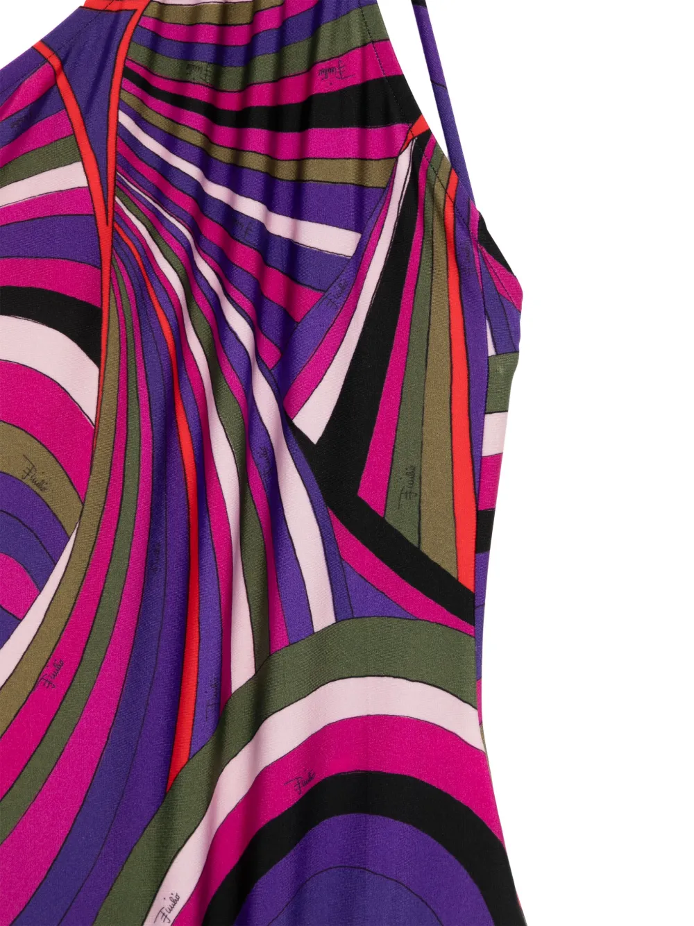 PUCCI Asymmetrisch badpak Paars