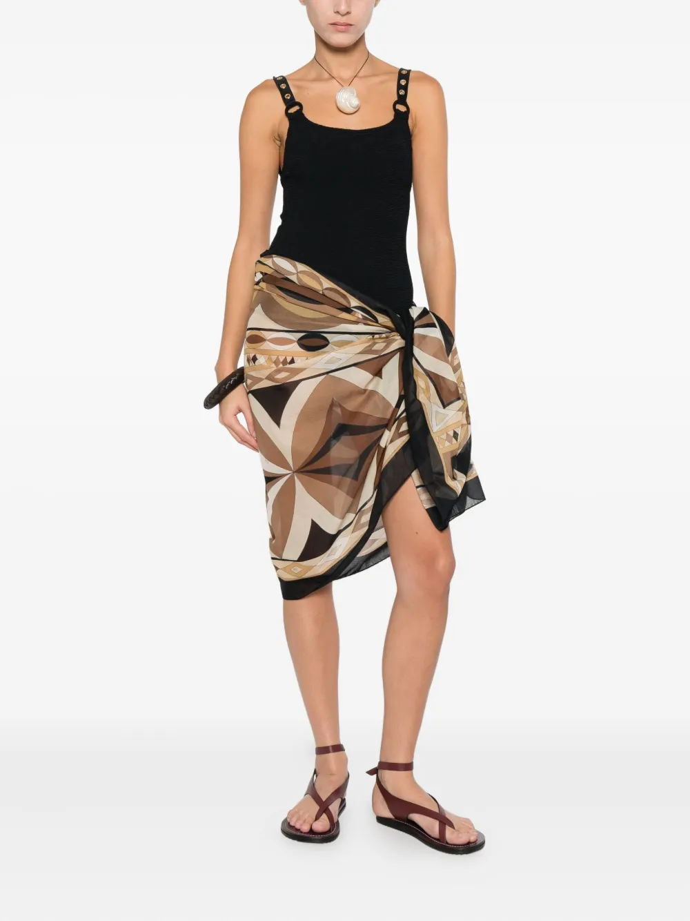 PUCCI geometric-pattern pareo | Beach Cover-Ups | Image 2