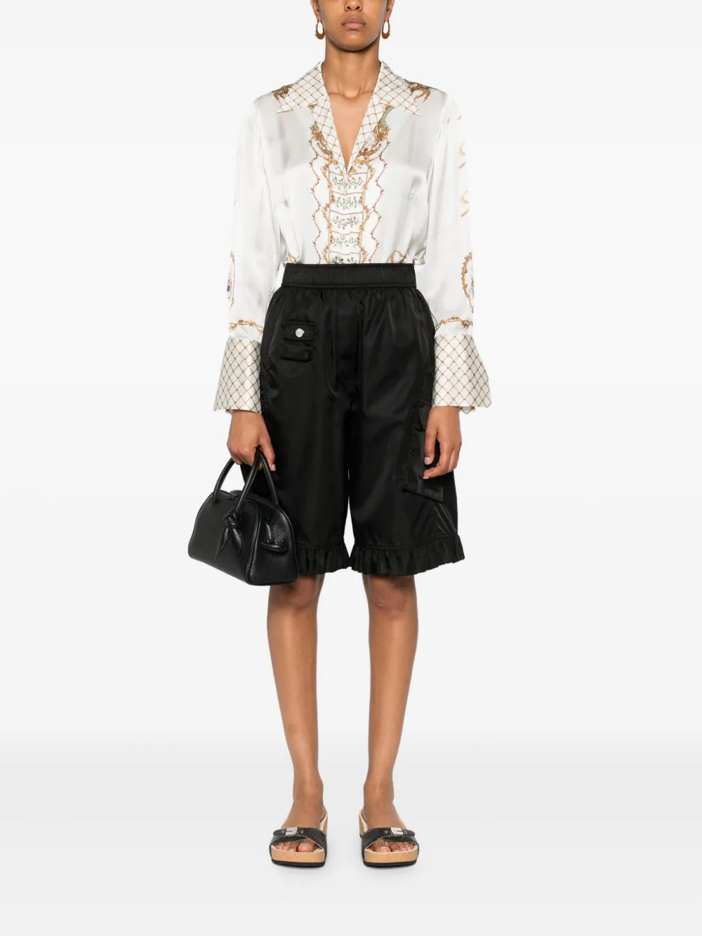 Camilla Dressing Room Drama pyjamashirt - Wit
