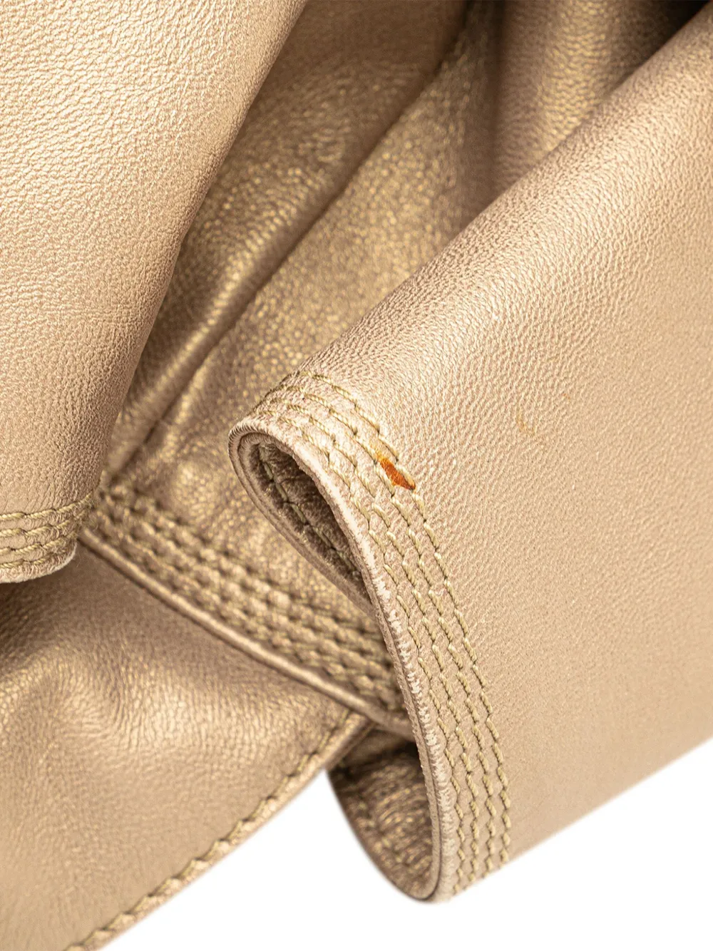 Pre-owned Loewe 2010-2025 Nappa Aire Hobo Bag In Gold