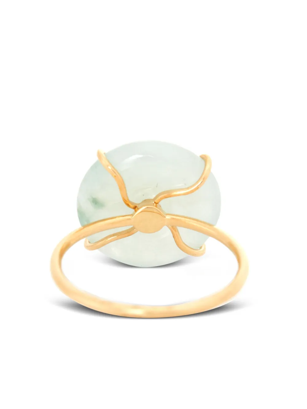  Yi Collection 18k Yellow Gold Jade And Diamond Spin Ring 