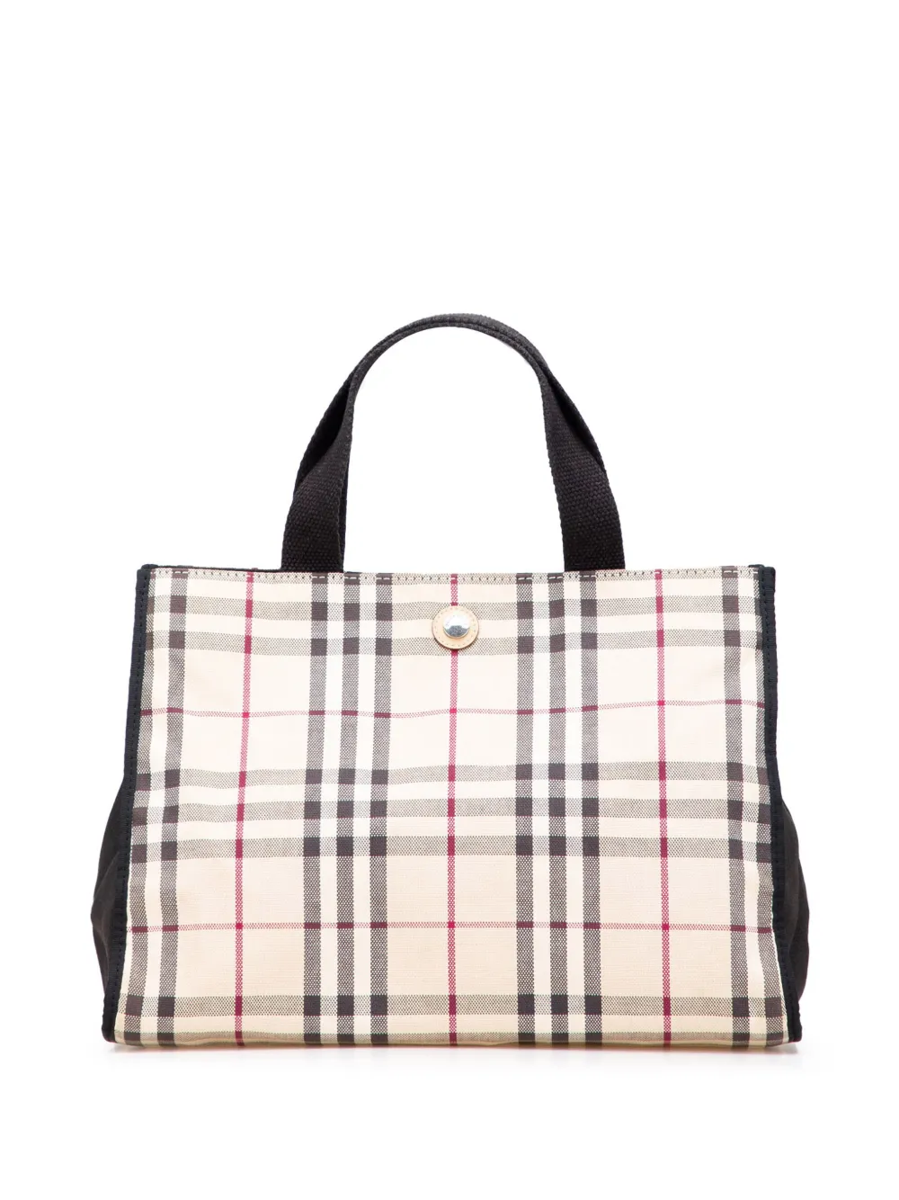 Burberry Pre-Owned 2000-2017 House Check Canvas tote bag | Brown | Image 1
