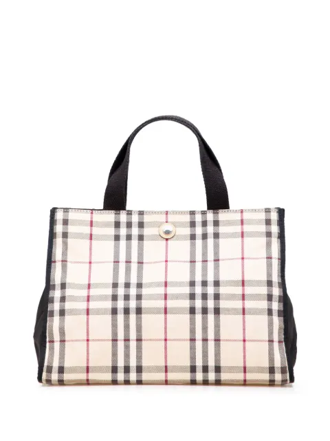 Burberry Pre-Owned 2000-2017 House Check Canvas tote bag