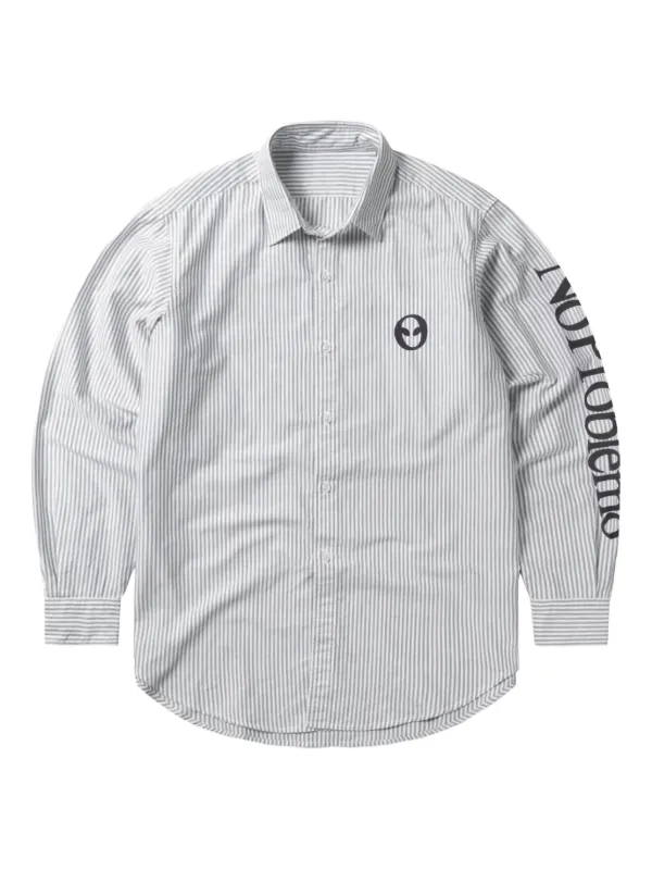 Aries No Problemo ストライプ シャツ | グレー | FARFETCH JP