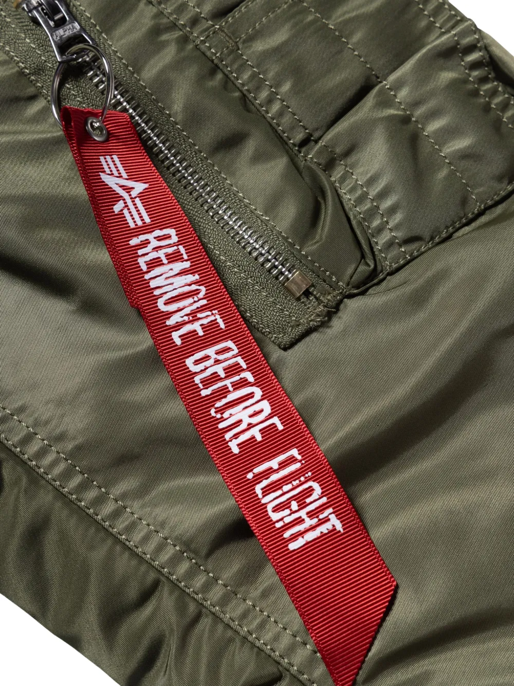 Aries X No Problemo No War Ma-1 Bomber Jacket In Gray