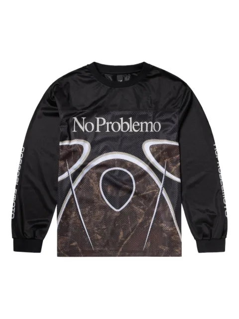Aries mesh-panel long-sleeve T-shirt