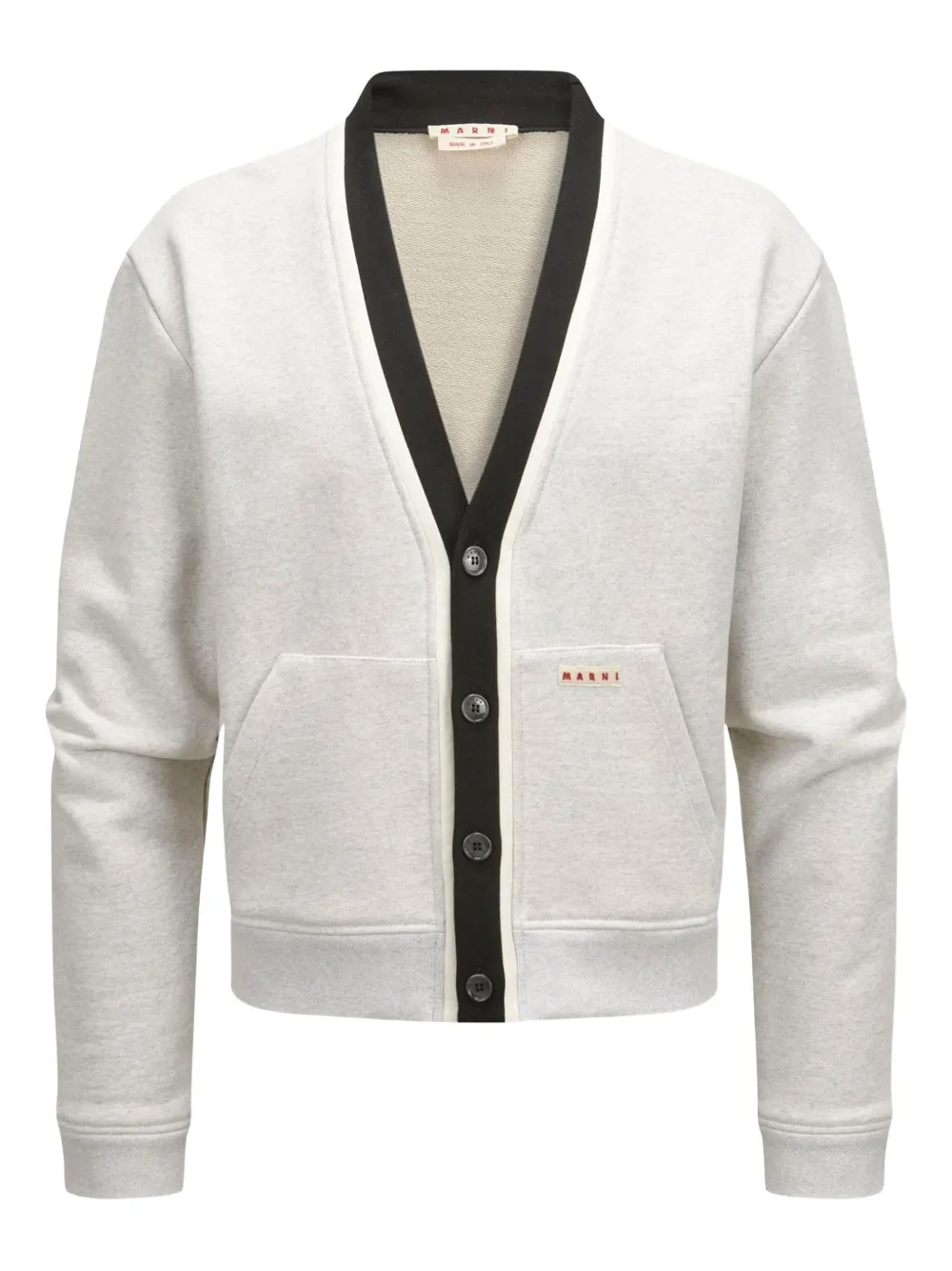 Marni button-front V-neck cardigan | Grey | Image 1
