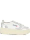 Autry platform leather sneakers - White