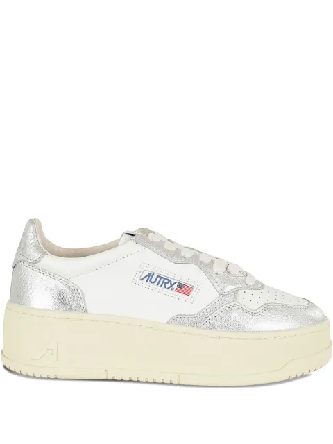 Autry platform leather sneakers