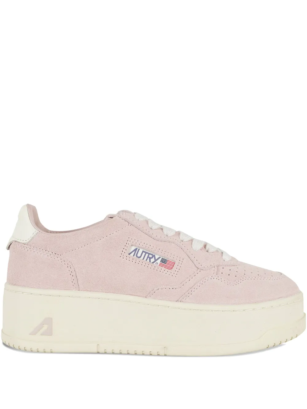 Autry platform suede sneakers Pink