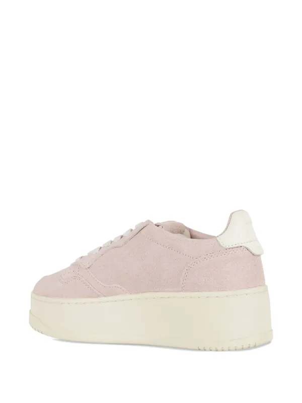 Autry Platform Suede Sneakers | Pink | FARFETCH HK