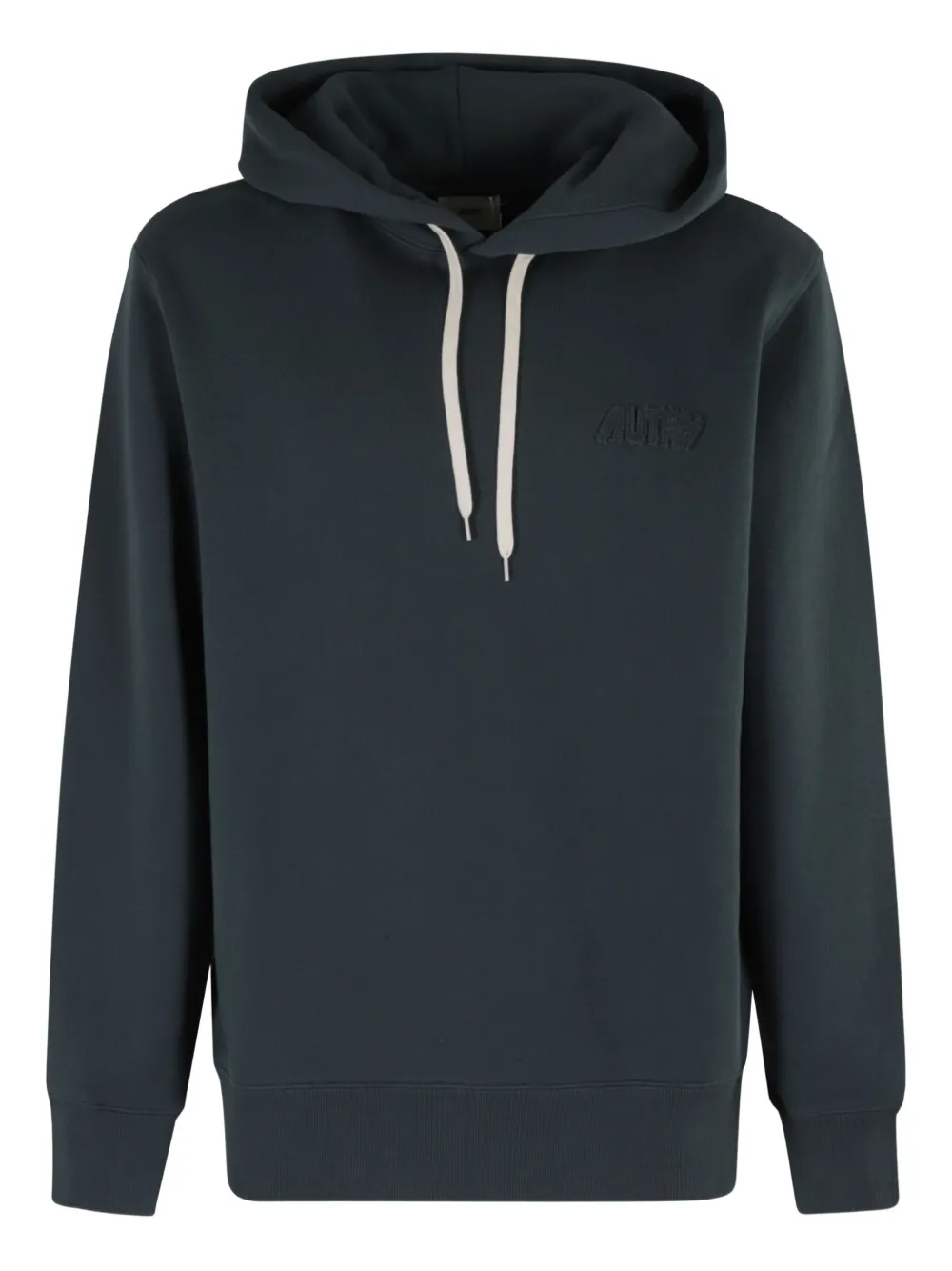 Autry Katoenen hoodie met geborduurd logo Blauw