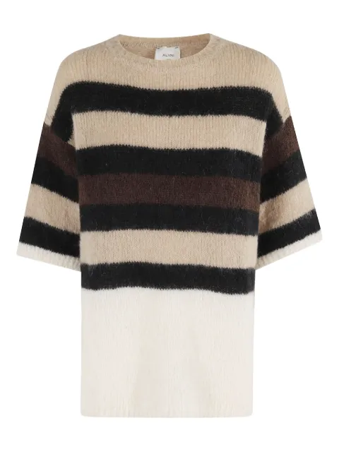 Alysi striped-details T-shirt