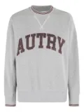 Autry embroidered-logo crew-neck sweatshirt - Grey