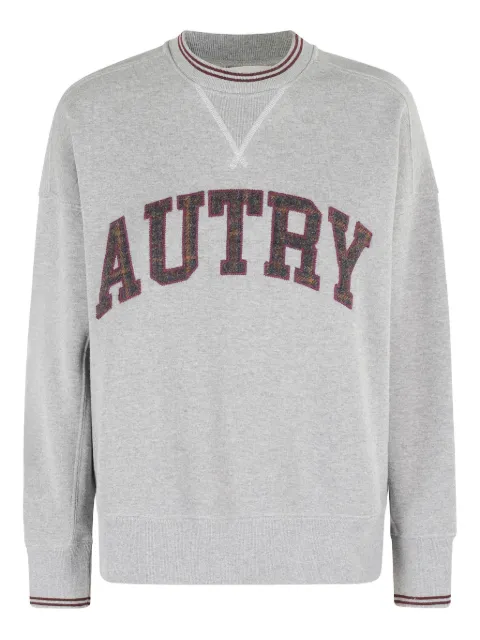 Autry embroidered-logo crew-neck sweatshirt
