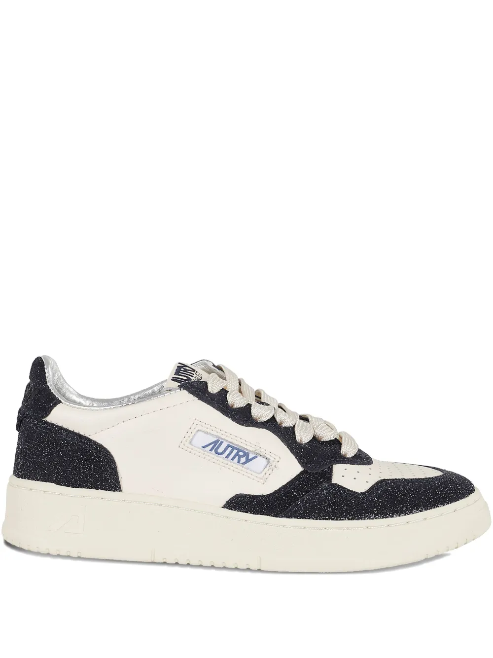 Autry Medalist embellished sneakers Neutrals