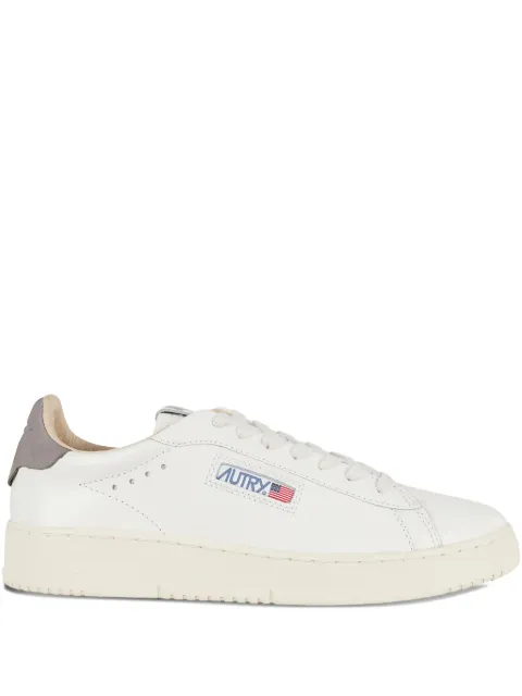 Autry Dallas leather-upper lace-up low-top sneakers
