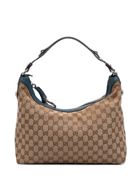 Gucci Pre-Owned 2016-2025 GG Canvas Icon Bit satchel