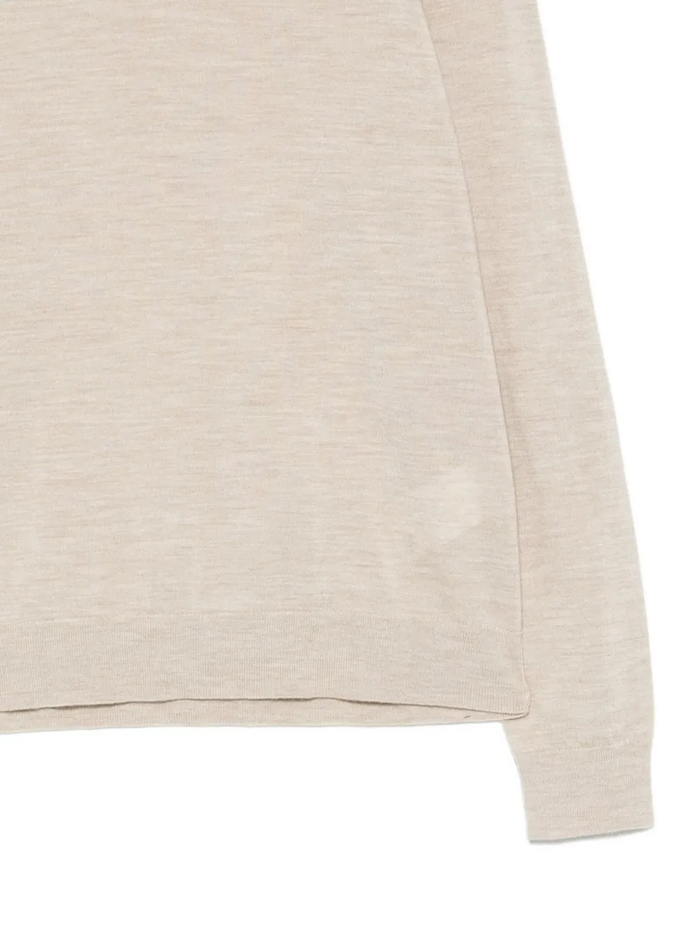 BOSS Trui met ronde hals Beige