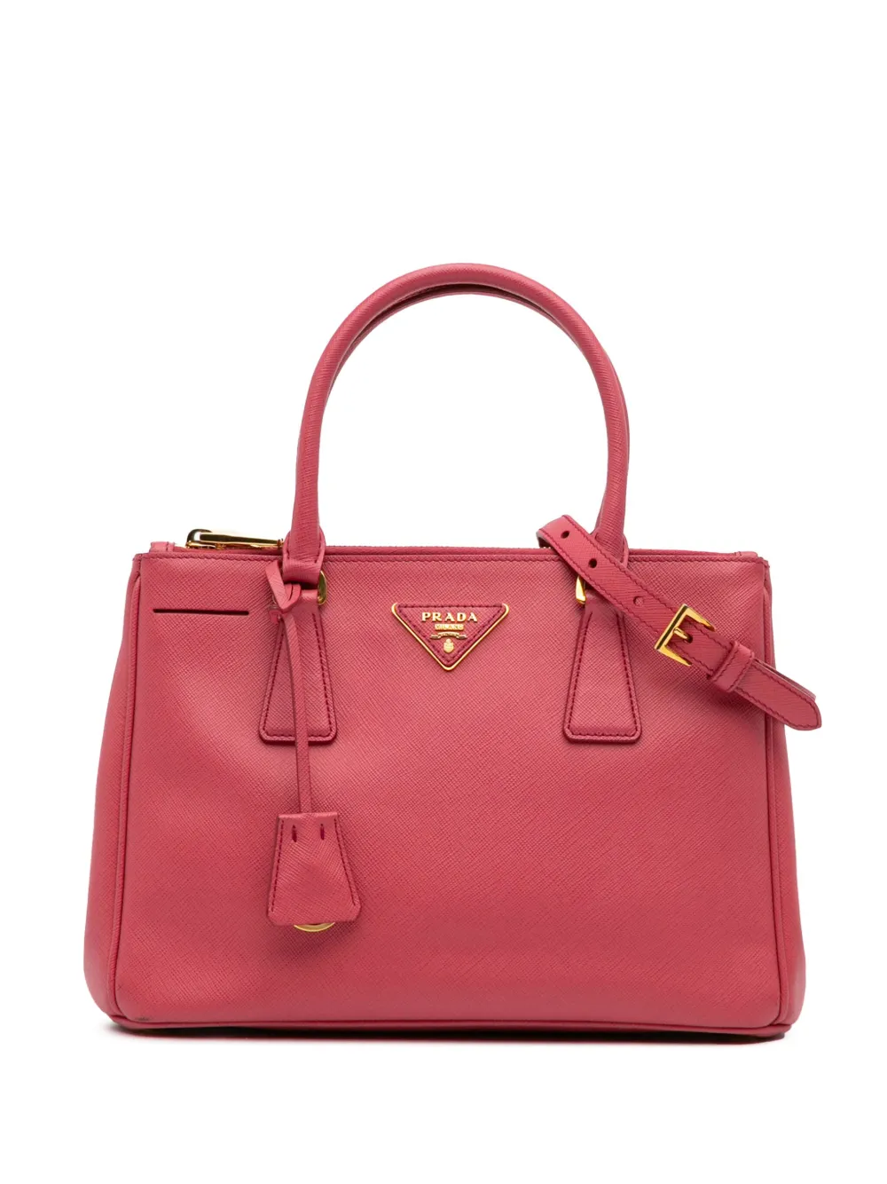 Prada Pre-Owned 2013-2025 Small Saffiano Lux Galleria Double Zip Prada Pre-Owned 2013-2025 Small Saffiano Lux Galleria Double Zip